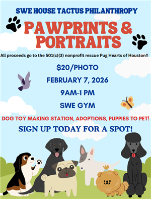 Pawprints and Portraits on 2/7 from 9a.m.-1p.m. in Gym